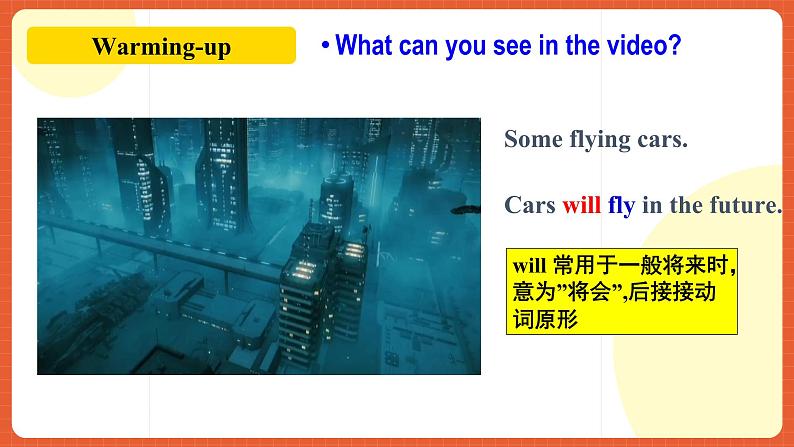 人教新目标版英语八年级上册 Unit7《Will people have robots？SectionA 1a-2c》课件+素材03