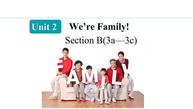 Unit 2 We're Family! Section B(3a—3c)课件--2024-2025学年人教版英语七年级上册第1页