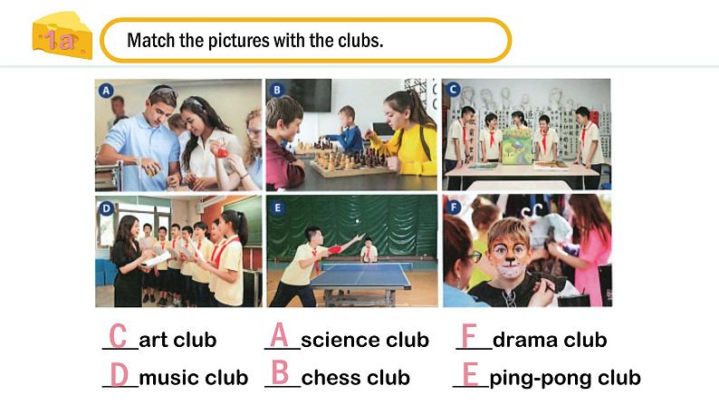 Unit 5 Fun Clubs Section A(1a—2e)课件--2024-2025学年人教版英语七年级上册第8页