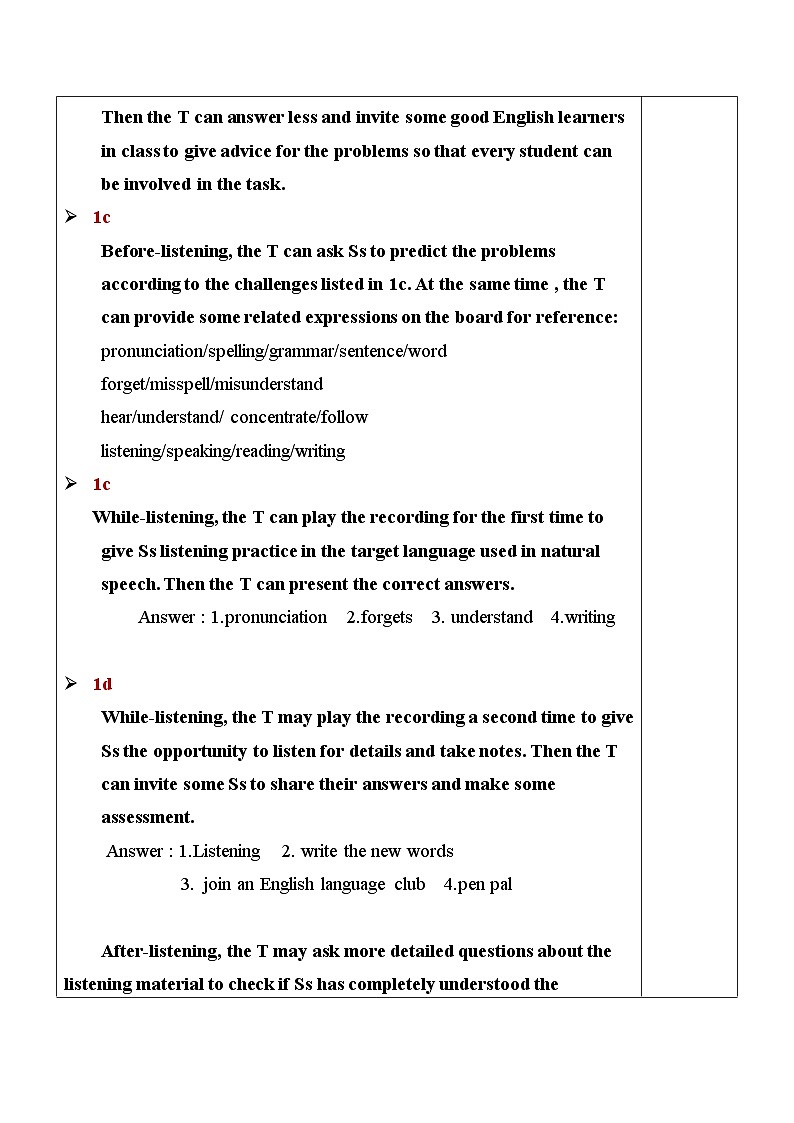 最新人教新目标版九上英语Unit1SectionB（1a-1e）【教案】第3页