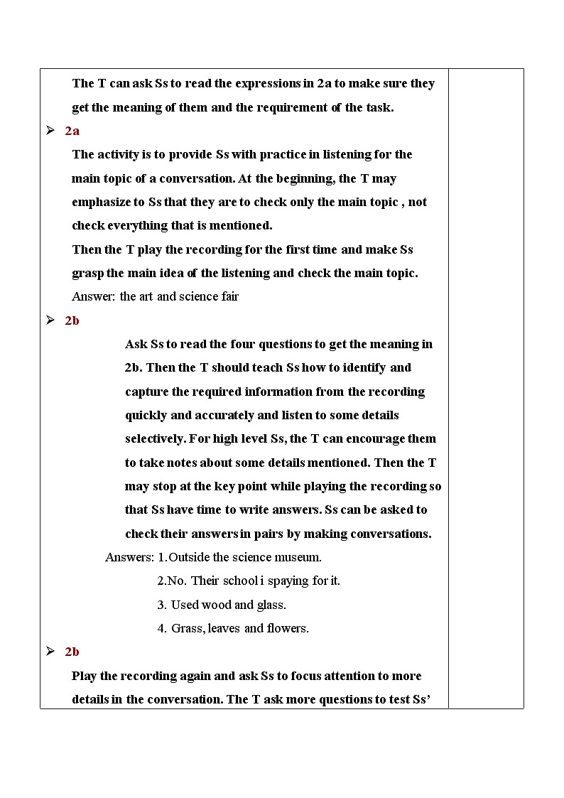 最新人教新目标版九上英语Unit5SectionA（2a-2d）【教案】第2页