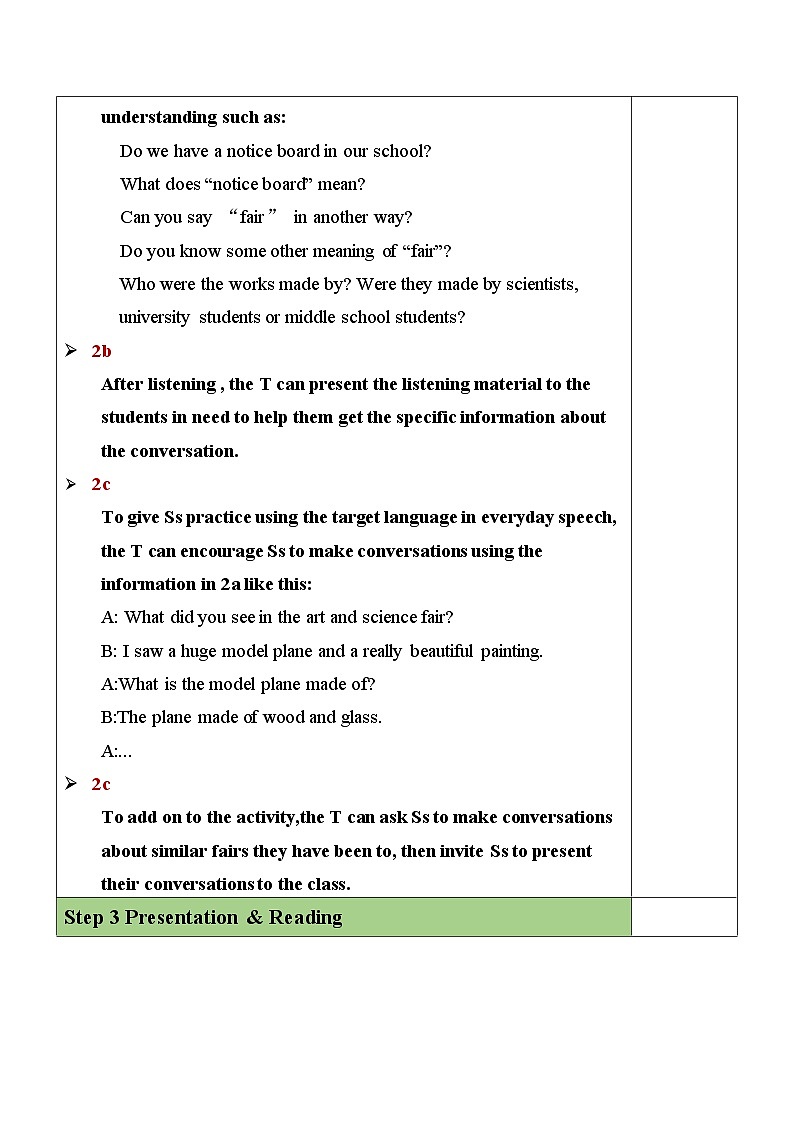 最新人教新目标版九上英语Unit5SectionA（2a-2d）【教案】第3页
