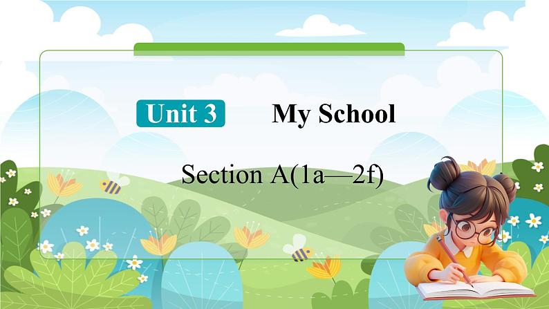 人教[2024版]英语七年级上册Unit3.SectionA(1a—2f)ppt课件第1页