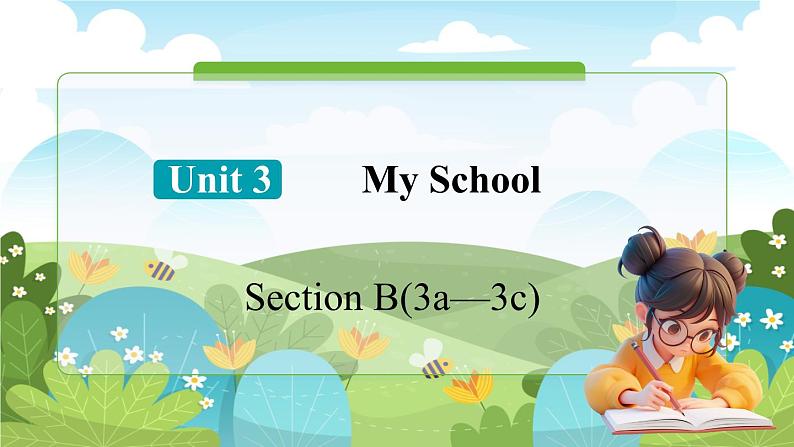 人教[2024版]英语七年级上册Unit3.SectionB(3a—3c)ppt课件01