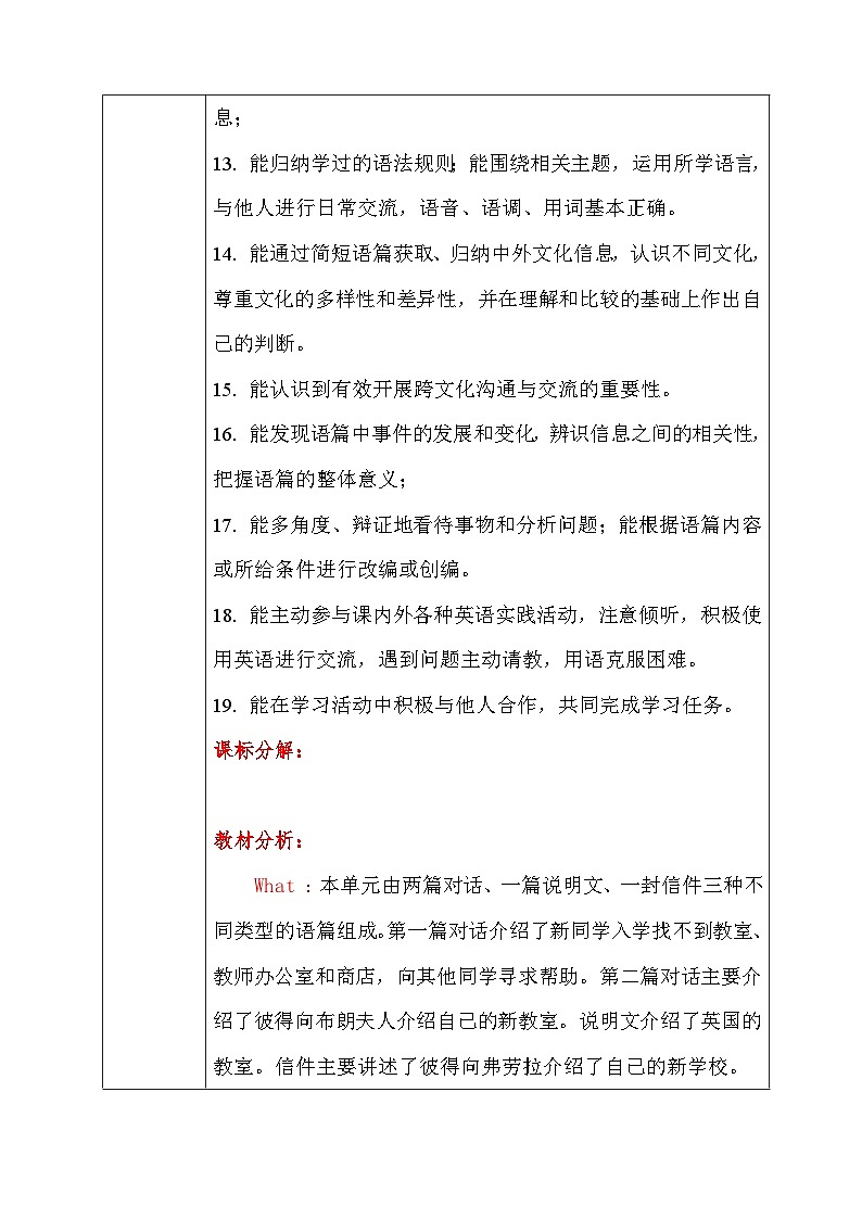 人教版（2024） 七年级上册英语Unit3大单元教学设计02