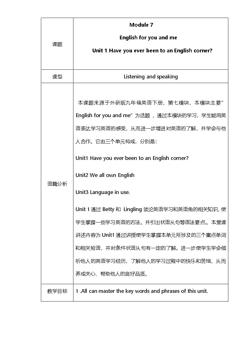 外研版九下M7U1课件01