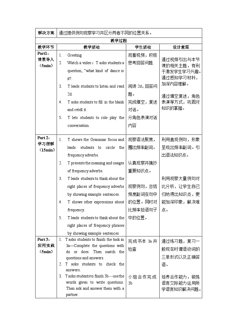 人教版八年级英语上册 Unit 2 第2课时《Section A 2d-3c)》课件+教案+导学案+素材02