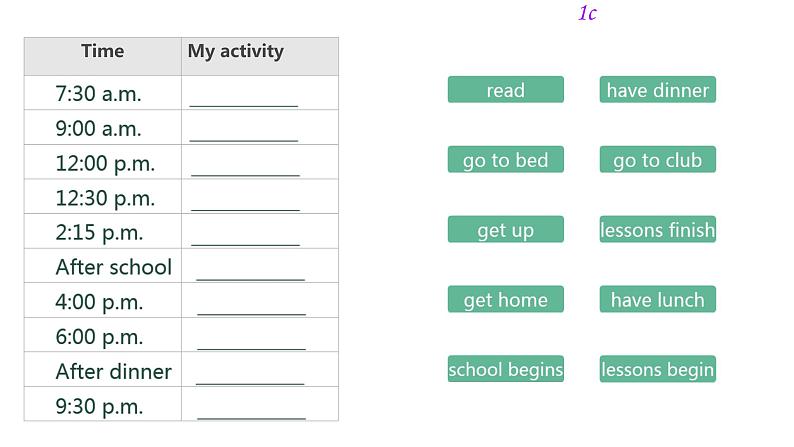 Unit 6 A Day in the Life Section B（课件）-2024-2025学年人教版（2024）英语七年级上册06