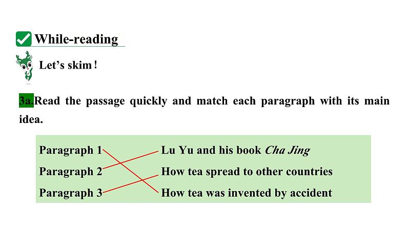 人教新目标版九全英语 Unit6 SectionA 3a~3c 教学课件第8页