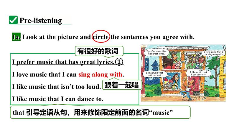 人教新目标版九全英语 Unit9 SectionA 1a~2d 教学课件第6页