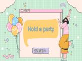 新外研版七年级英语上册Starter  Hold a party课件