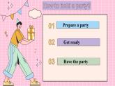 新外研版七年级英语上册Starter  Hold a party课件