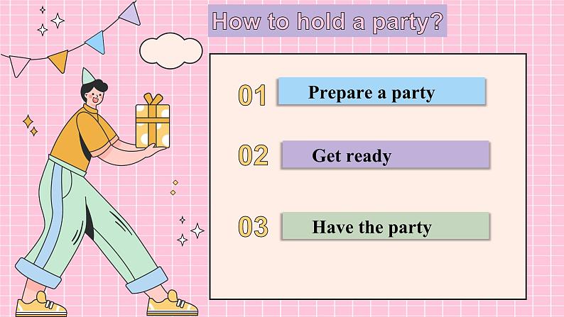 新外研版七年级英语上册Starter  Hold a party课件04