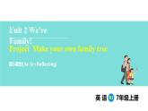 Unit 2 We're Family! Section B Project & Reflecting（課件） 2024-2025學(xué)年人教版（2024）英語七年級上冊