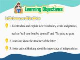 Unit 1 A new start Developing ideas (Reading for writing)（课件） 2024-2025学年外研版（2024）英语七年级上册