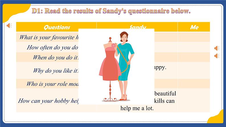 Unit 2 Hobbies  Integration(D-D3)（课件） 2024-2025学年译林版英语七年级上册05