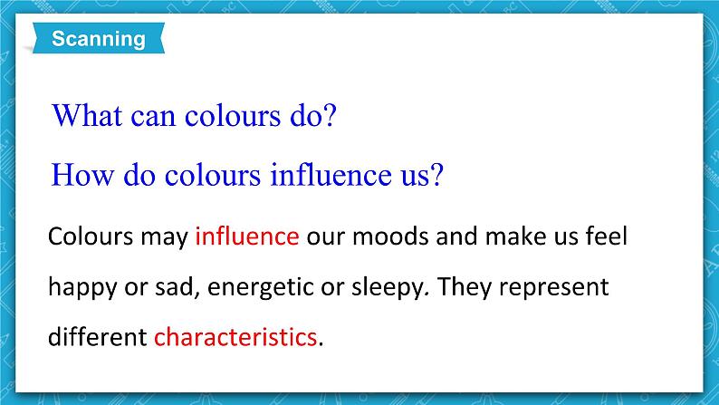 牛津译林版英语九上Unit 2 《 Colours》 第2课时 Reading （分层练习）07