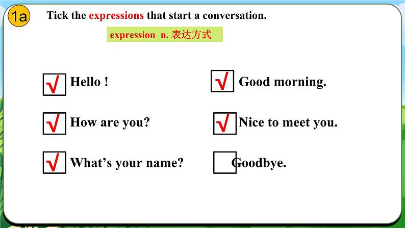 Starter Unit 1 课时3 Section B（1a-1d)﹠Project(课件）- 2024-2025学年人教版（2024）英语七年级上册06