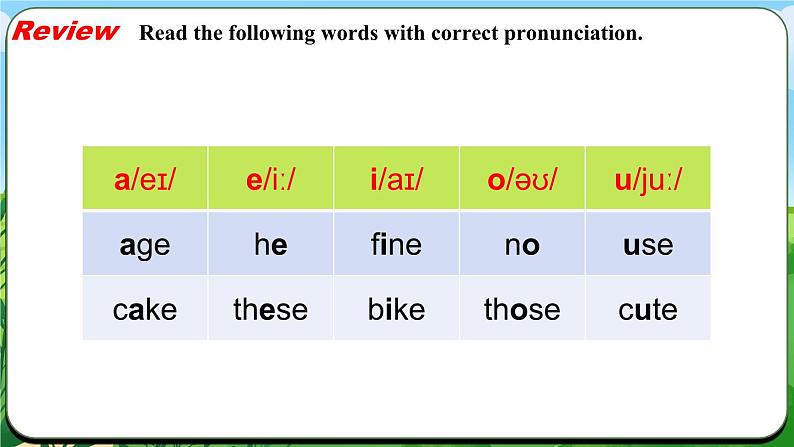 Starter Unit 3 课时2 Section A Pronunciation (1-4)(课件+素材）- 2024-2025学年人教版（2024）英语七年级上册05