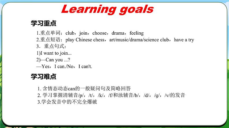 Unit 5 课时1 Section A（1a-Pronunciation）第2页