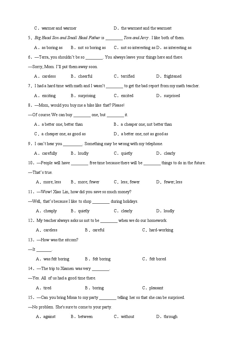 Module 3 Sports【弯道超车】暑假新八年级英语 知识点讲解+例题精炼（含答案）（外研版）03