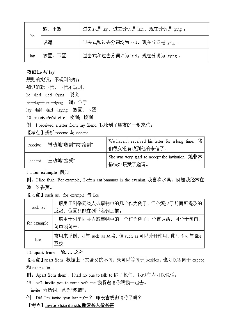 Module 2 Public holidays【弯道超车】暑假新九年级英语 知识点讲解+例题精炼（含答案）（外研版）03
