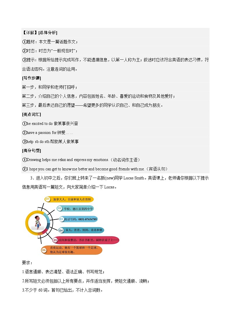 Unit 1 This is me!  单元话题书面表达练习-2024-2025学年七年级英语上册单元语法知识点练习（牛津译林版）03