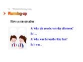 Unit 3 What were you doing when the rainstorm came_ Section A 1a~2d 课件鲁教版（五四制）八年级上册
