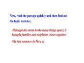 Unit 3 What were you doing when the rainstorm came_ Section A 3a~4c课件鲁教版（五四制）八年级上册
