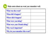 Unit 3 What were you doing when the rainstorm came_ Section B 3a~Self Check課件魯教版（五四制）八年級上冊