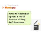 Unit 3 What were you doing when the rainstorm came_ Section B 2a~2e 課件魯教版（五四制）八年級上冊