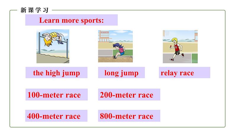 初中英语科普版八年级上册Unit1 Topic 3 The school sports meet is coming Section A 课件+音频07