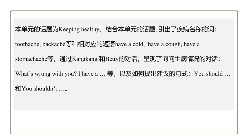 初中英语科普版八年级上册Unit2 Topic 1 You should brush your teeth twice a day Section A 课件+音频02