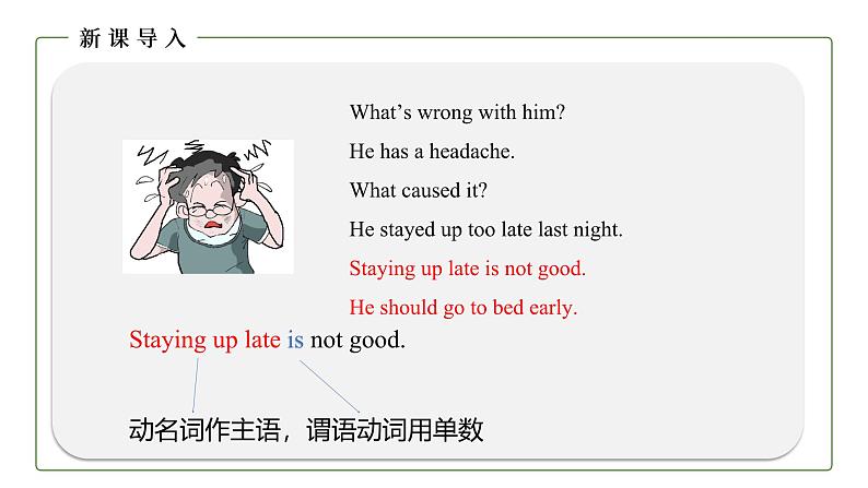 初中英语科普版八年级上册Unit 2 Topic 2 I must ask him to give up smoking. Section A 课件(含音频)04