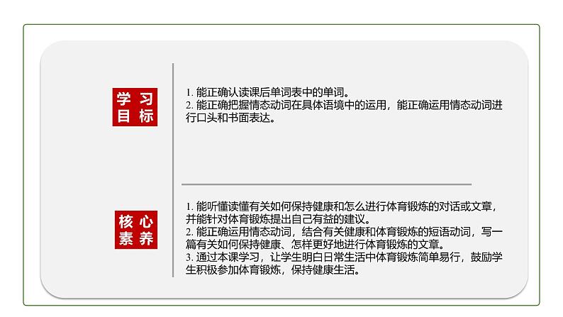 初中英语科普版八年级上册Unit2 Topic 3 Must we exercise to prevent the flu Section D 课件03