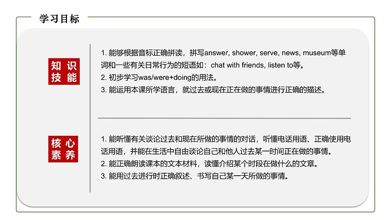 初中英语科普版八年级上册Unit 3 Topic 3 What were you doing at this time yesterday Section A 课件(含音视频)03