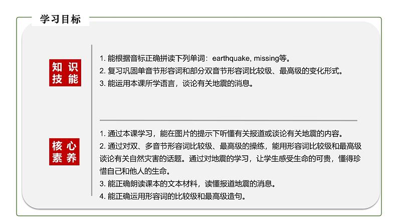 初中英语科普版八年级上册Unit 4 Topic 2 How can we protect ourselves from the earthquake Section A 课件含音频03