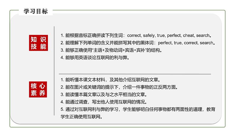 初中英语科普版八年级上册Unit4 Topic 3 The Internet makes the world smaller. Section C 课件+音频03