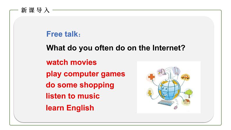 初中英语科普版八年级上册Unit4 Topic 3 The Internet makes the world smaller. Section C 课件+音频04