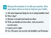 魯教版（五四制）九年級(jí)全冊(cè)Unit 9 It's important to have good habits. Section B 1a~2e課件