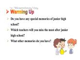魯教版（五四制）九年級(jí)全冊(cè)Unit 10 I remember meeting all of you in Grade 6. Section A 1a~2d課件
