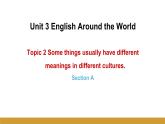 Unit 3 Topic 2 Section A课件+内嵌音视频（仁爱科普版九年级上册）