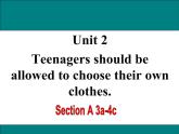 Unit 2 Teenagers should be allowed to choose their own clothes  Section A 3a-4c 課件+素材