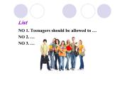 Unit 2 Teenagers should be allowed to choose their own clothes  Section A 3a-4c 課件+素材