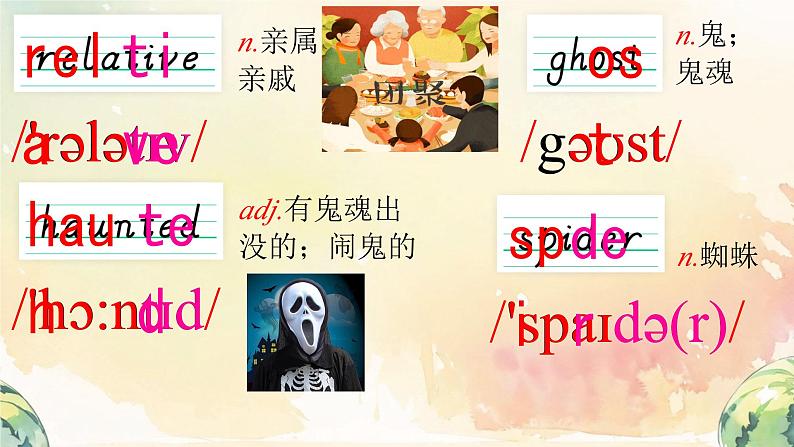 Unit 2 Words and Expressions are in Each Unit 课件-2024-2025学年人教版英语九年级全册第4页