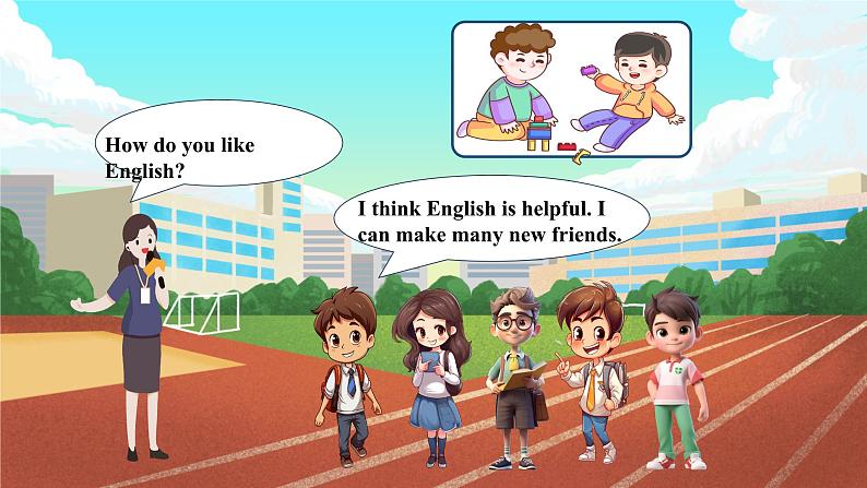 冀教版七上英语第２单元Lesson 1 How do you like English课件05