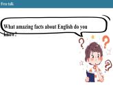 冀教版七上英语第2单元Lesson 2 Amazing English课件
