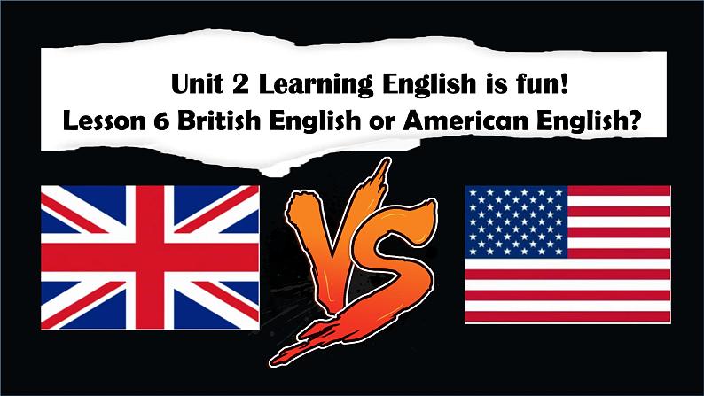 冀教版七上英语第2单元Lesson 6 British or American English课件01