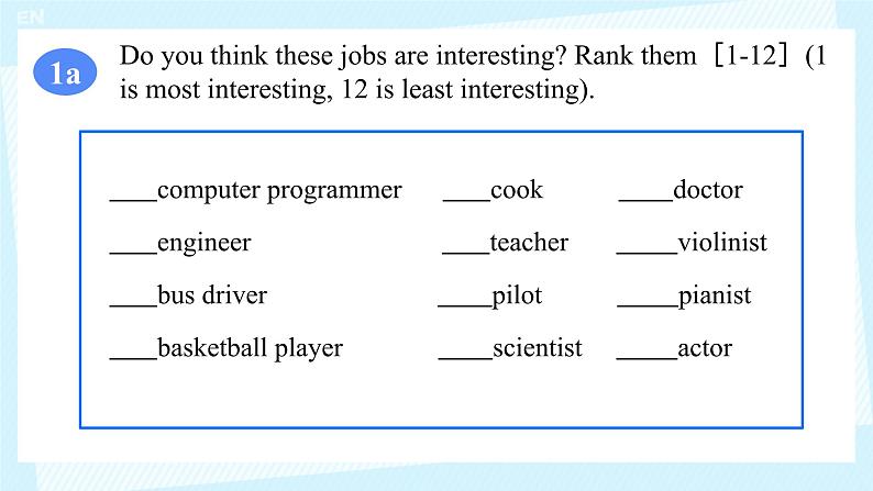 Unit 6 SectionA 1a-1c  课件-2024-2025学年人教版英语八年级上册第8页