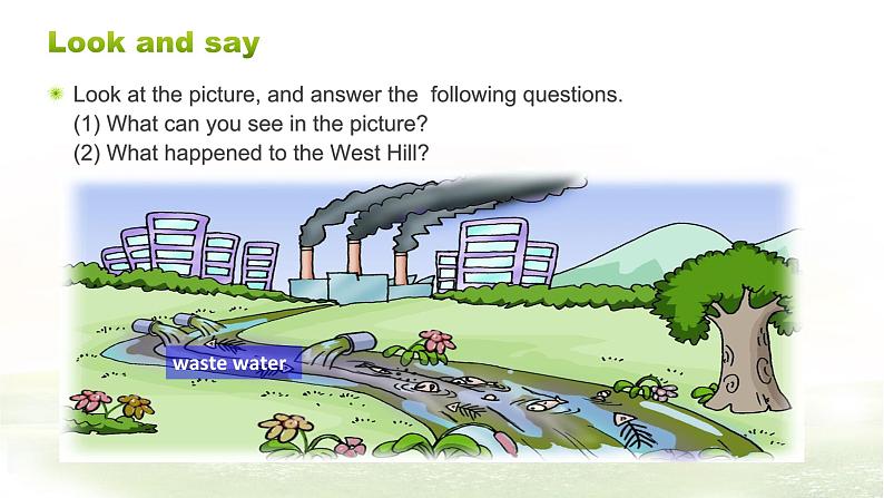 仁爱科普版英语九年级上册 Unit 2 Topic 1  Pollution has causes too many problems. Section A课件+教案+练习+视频06